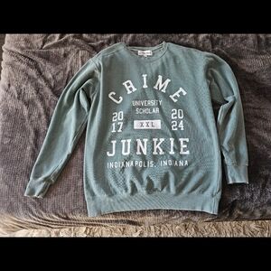Crime Junkie Green Sweater